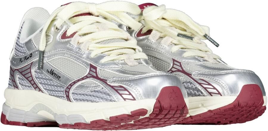 Mercer Amsterdam Mercer Schoenen Grijs Mercer The Re-run Twin Mesh Sneakers Grijs Me261006