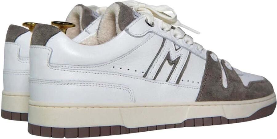Mercer Amsterdam Mercer Schoenen Wit Mercer The Brooklyn Sneakers Wit The Brooklyn M Vintage White taupe