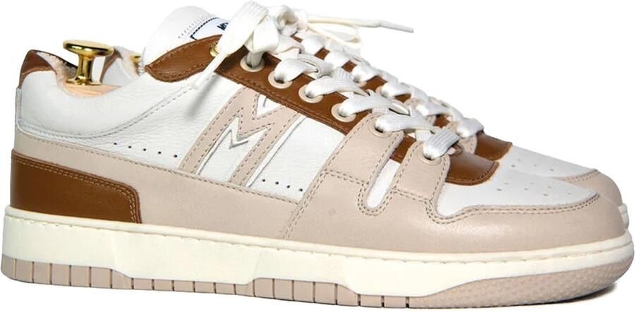 Mercer Amsterdam Mercer Schoenen Wit Mercer The Brooklyn Sneakers Wit The Brooklyn M (me233012) White cognac
