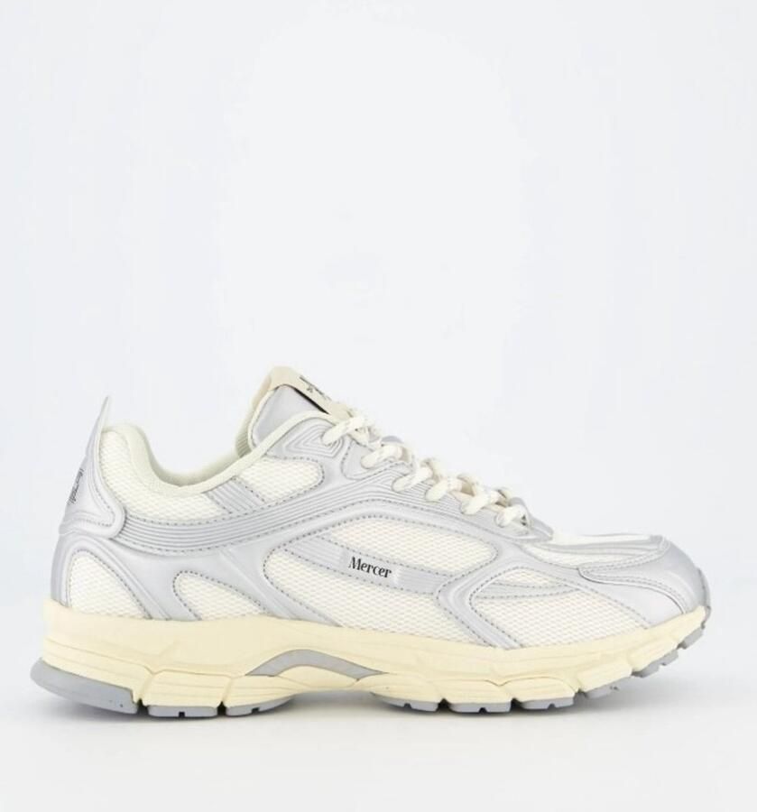 Mercer Amsterdam Mercer Re-Run High Frequency silver Zilver Mesh Lage sneakers Dames