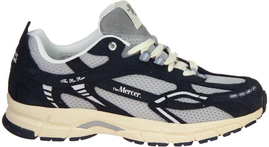 MERCER AMSTERDAM Lage Sneakers Heren The Re-run Vintage M Maat: 40 Materiaal: Mesh Kleur: Blauw