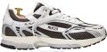 MERCER AMSTERDAM Lage Sneakers Dames The Re-run White Silver Mesh Bruin - Wit