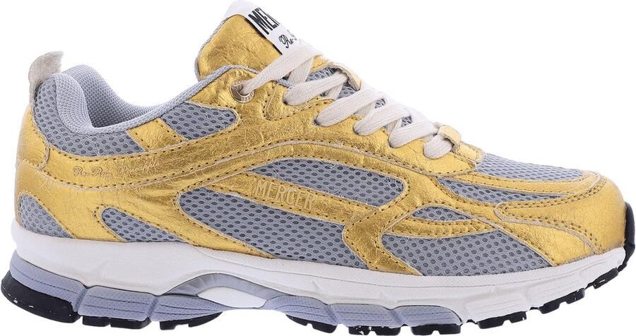 Mercer Amsterdam The Re-Run Pineapple Goud Mesh Lage sneakers Dames