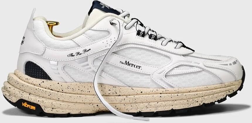 Mercer Amsterdam The Re-Run Vibram Dames sneakers Wit Blauw
