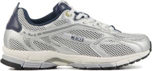 Mercer Amsterdam Sneakers Heren Lage sneakers Herenschoenen Leer Re-run Sport Zilver