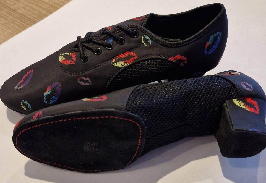 Merkloos Dans Trainings schoenen latin ballroom