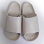 Merkloos Unisex slippers effen beige 43 (advies bestel 1 maat groter) - Thumbnail 1