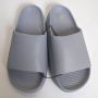 Merkloos Unisex slippers effen grijs 41 (advies bestel 1 maat groter) - Thumbnail 2