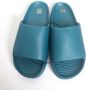 Merkloos Heren slippers effen groen - Thumbnail 2