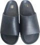 Merkloos Slippers effen zwart 45 Unisex voor dames en heren - Thumbnail 2
