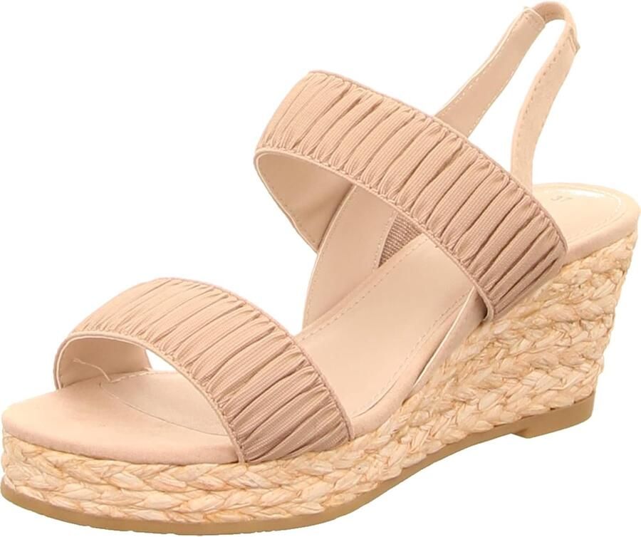 Merkloze Dames Wedge Sandalen Roze Comfortabele Fashion Casual