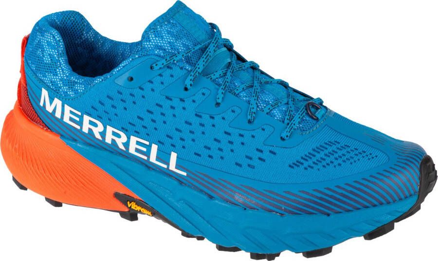 Merrell Agility Peak 5 J068043 Mannen Blauw Hardloopschoenen