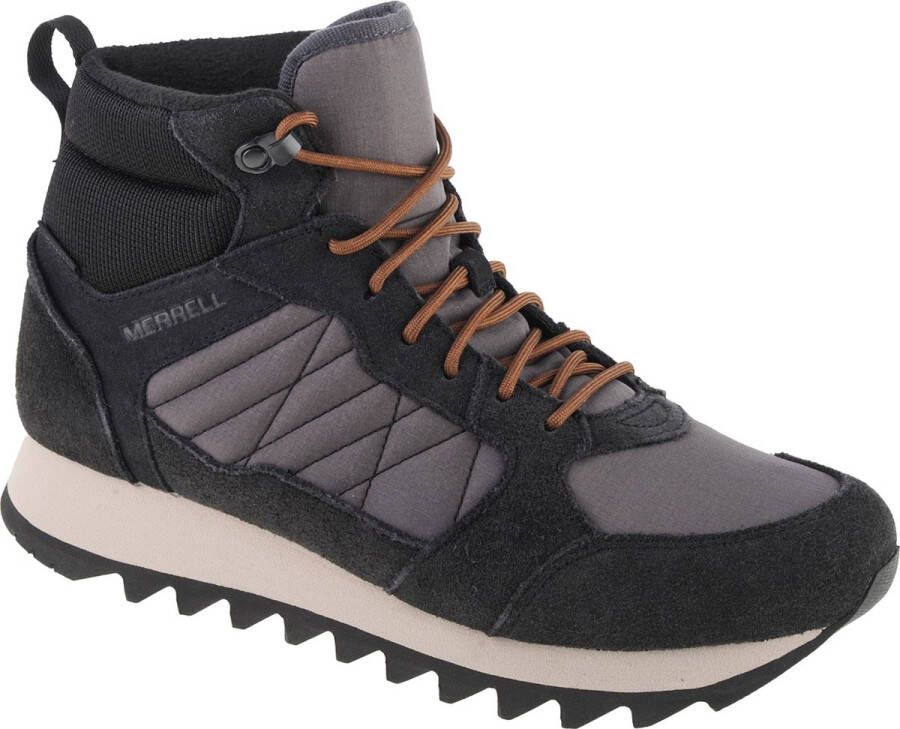Merrell Alpine Sneaker Mid PLR WP 2 J004289 Mannen Zwart Trekkingschoenen