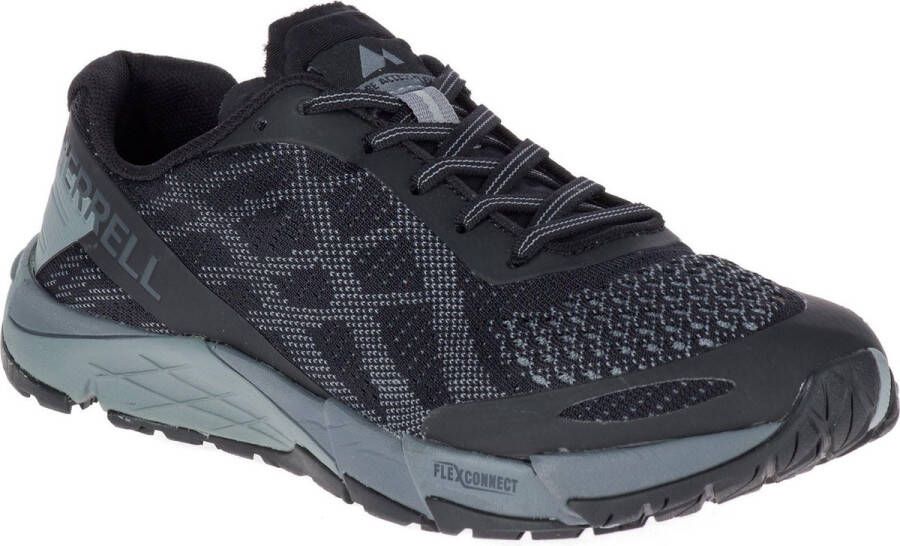 Merrell Bare Access Flex E-Mesh Hardloopschoenen Vrouwen zwart grijs