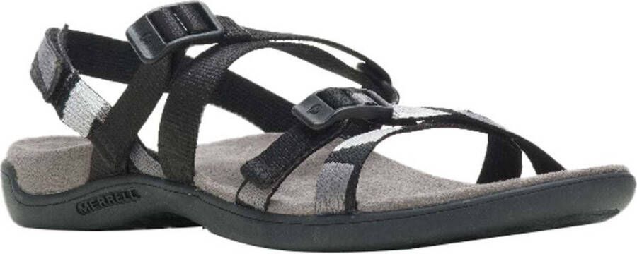 Merrell District 3 Backstrap Web Sandaal Dames Black