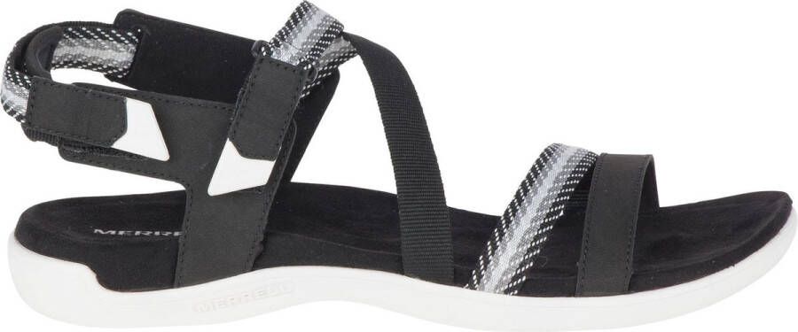 Merrell District Mendi Sandalen Vrouwen zwart wit