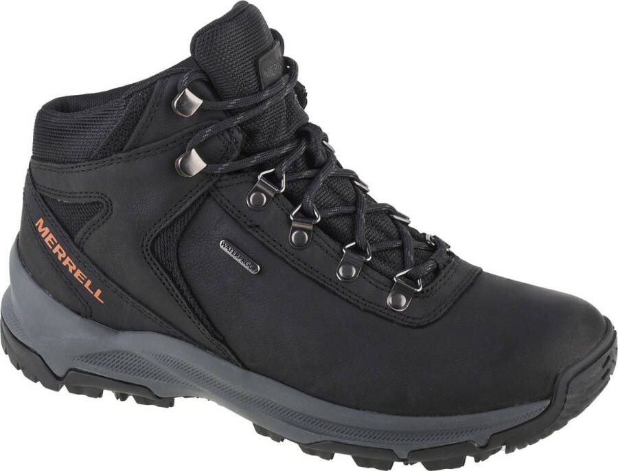 Merrell Erie Mid Leather WP Wandelschoenen Heren Black