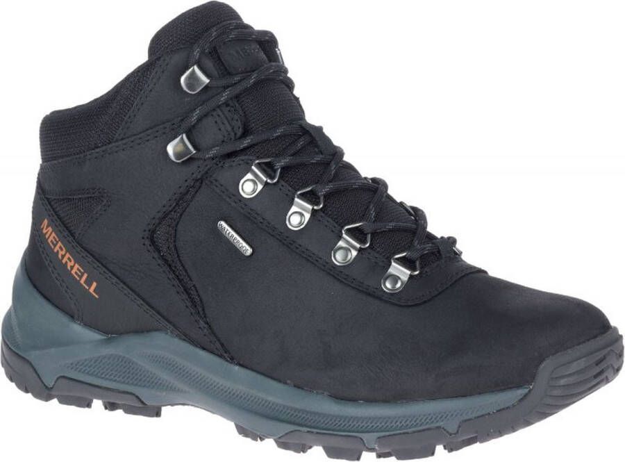 Merrell Erie Mid Leather Waterproof Wandelschoenen Zwart 1 2 Man