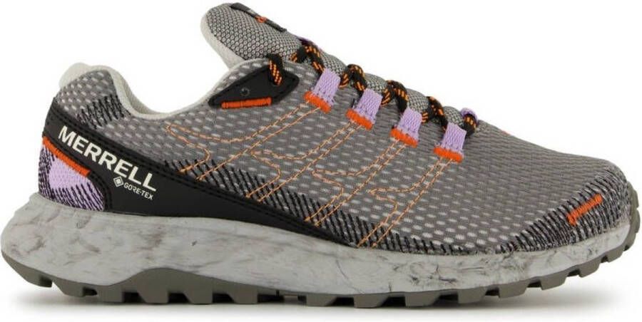 Merrell Fly Strike GTX W Dames Outdoorschoenen Waterdicht Grijs Zwart Paars