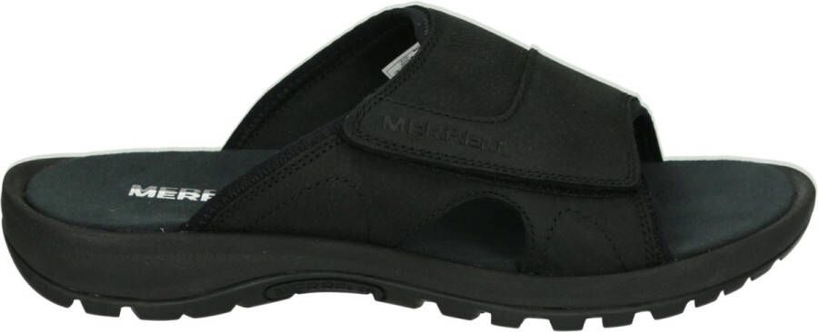 Merrell J002723~SANDSPUR~2~SLIDE~~~~~~ Heren sandalen Zwart