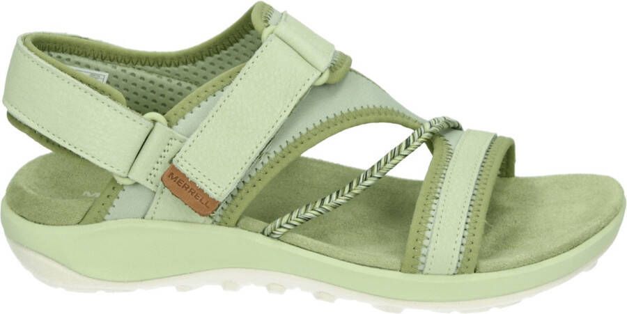 Merrell J006744~TERRAN~4~~~~~~~~~~~~~~ Sandalen met hakDames Sandalen Groen
