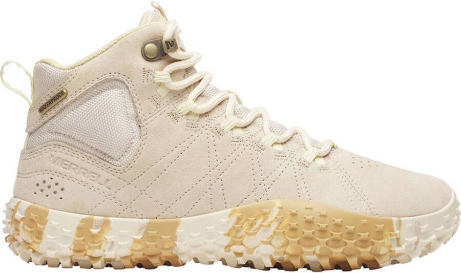 Merrell J008182 WRAPT MID WP Half-hoge schoenenDames wandelschoenenWandelschoenen Wit beige