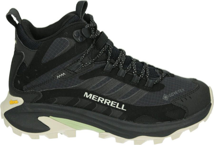 Merrell J037826~MOAB~SPEED~2~MID~GTX~~ Half-hoge schoenenDames wandelschoenenWandelschoenen Zwart