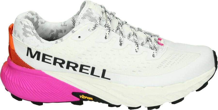 Merrell J068233~AGILITY~PEAK~5~~~~~~~~ Vrije tijdsschoenenHeren wandelschoenenWandelschoenen Wit beige