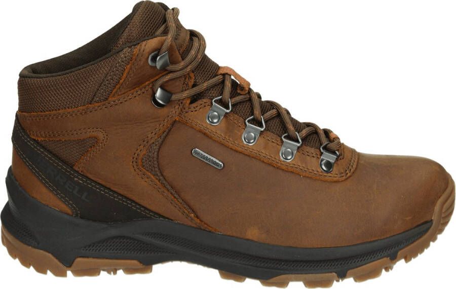 Merrell J500121~ERIE~MID~WP~~~~~~~~~~~ Vrije tijd half-hoogHeren wandelschoenenWandelschoenen Cognac
