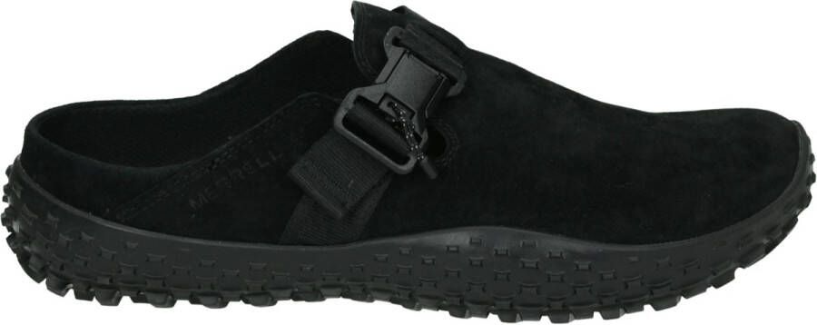 Merrell J500683~WRAPT~SLIDE~NUBUCK~~~~ Heren slippers Zwart