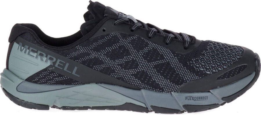 Merrell Bare Access Flex E-Mesh Hardloopschoenen Vrouwen zwart grijs