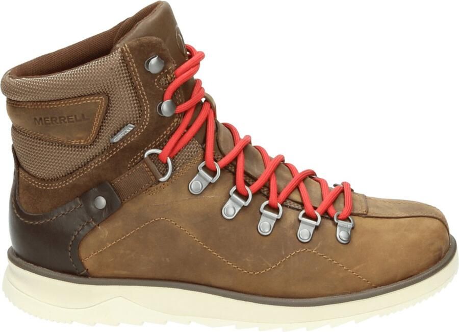 Merrell J00005158 WRAPT MID WP Vrije tijd half-hoogHeren wandelschoenenBarefootWandelschoenen Bruin