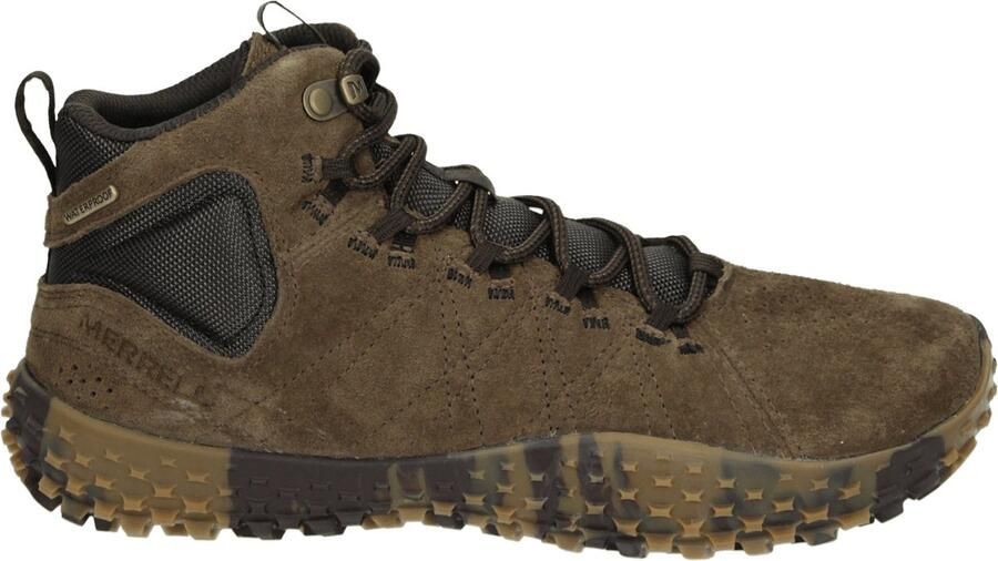 Merrell J007107 WRAPT MID WP Vrije tijd half-hoog Heren wandelschoenenBarefoot Wandelschoenen Bruin