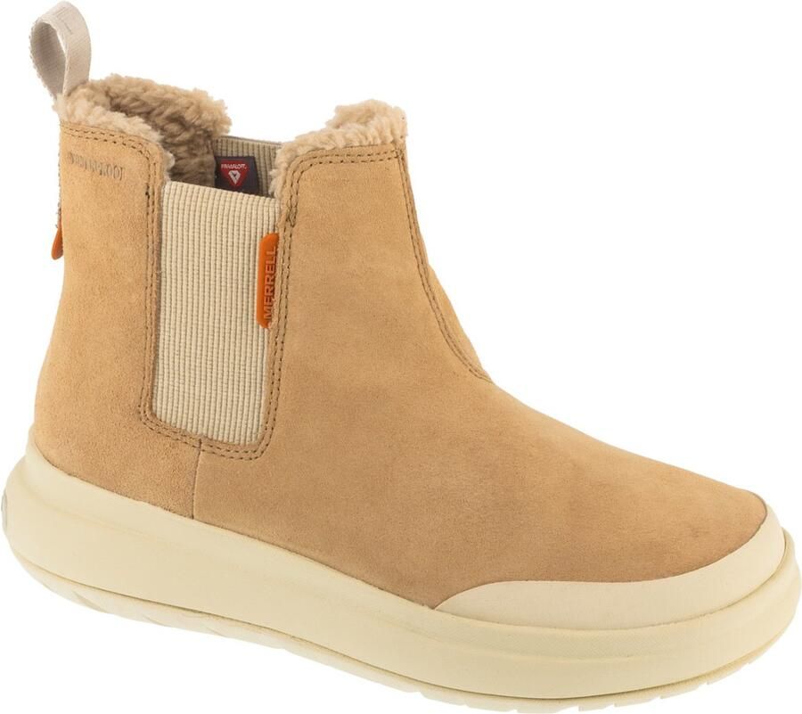 Merrell Marquette Thermo Pull On WP Vrouwen Beige Laarzen