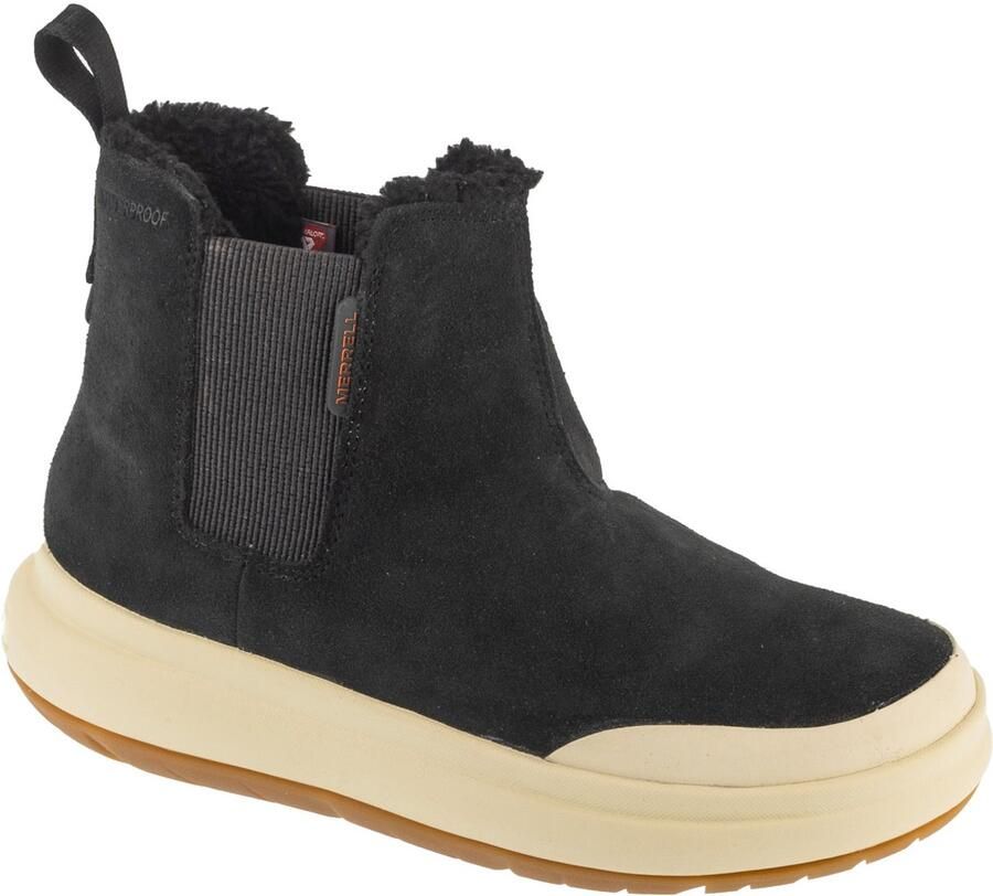 Merrell Women's Marquette Thermo Pull On WP Winterschoenen zwart beige