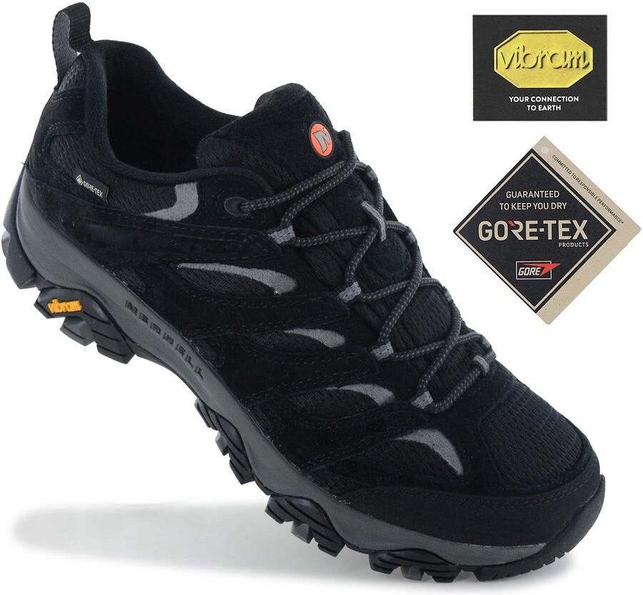Merrell Moab 3 GTX GORE-TEX Heren Wandelschoenen Trekking Schoenen Zwart J036253 - Foto 2