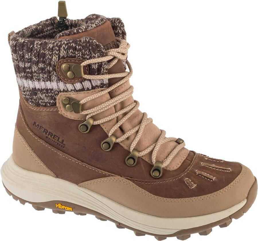 Merrell Women's Siren 4 Thermo Mid Zip Waterproof Winterschoenen bruin beige