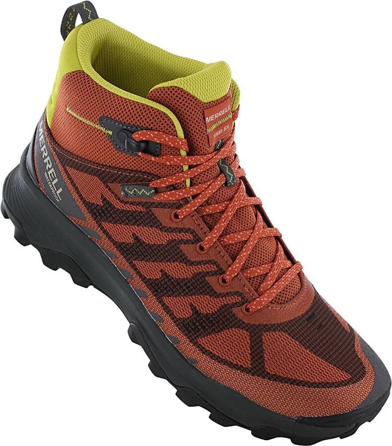 Merrell Speed Eco Mid WP Waterproof Heren Wandelschoenen Trekking Laarzen Oranje J037545 - Foto 2