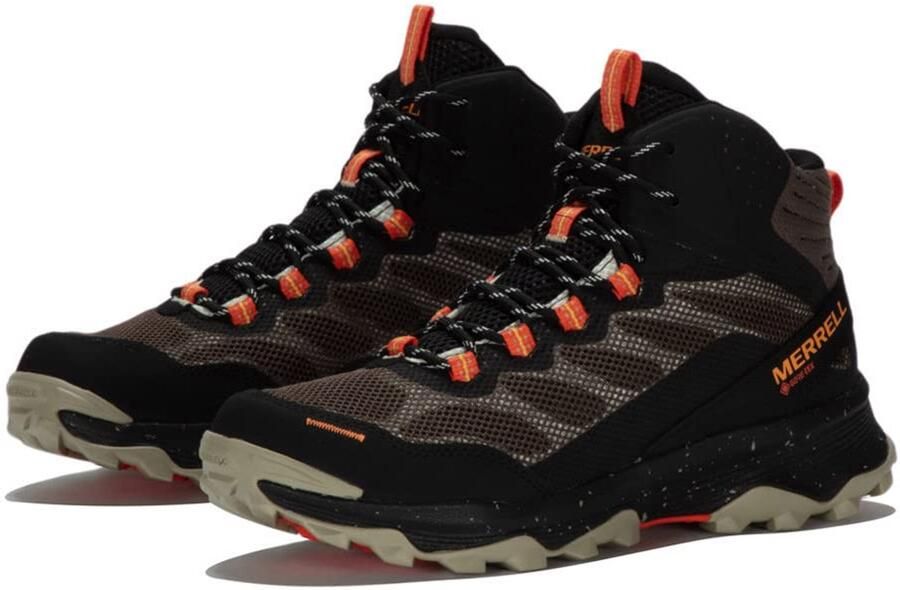 Merrell Speed Strike Mid GTX Wandelschoenen Heren Black Boulder
