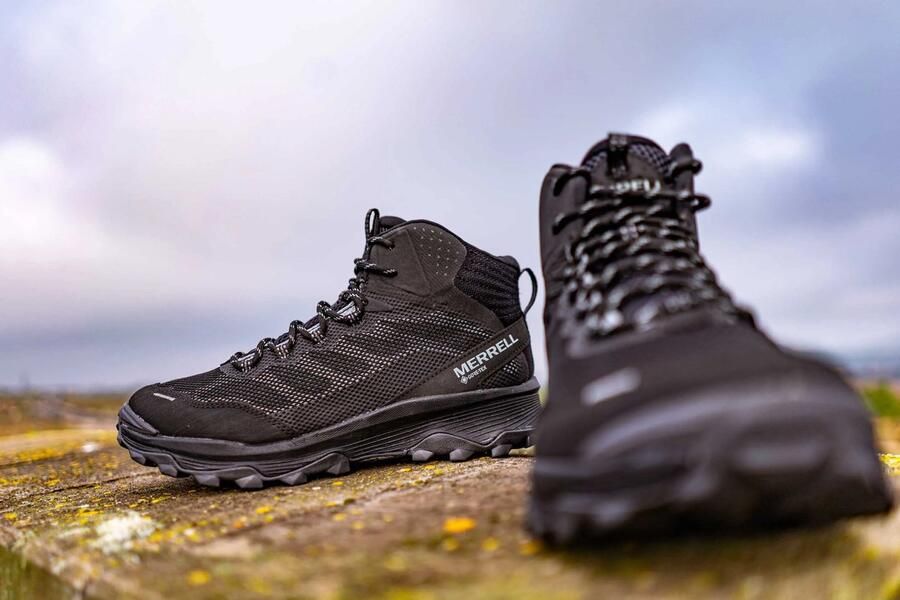 Merrell Speed strike Mid Gtx Zwart Outdoorschoenen Dames Zwart - Foto 2