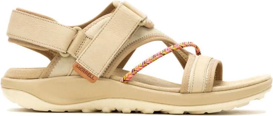 Merrell J006746 TERRAN 4 BACKSTRAP Sandalen met hakDames Sandalen Wit beige - Foto 3
