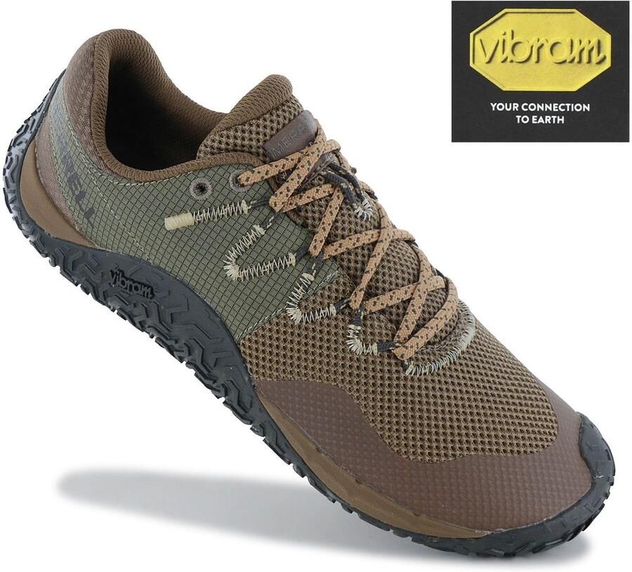 Merrell Trail Glove 7 Heren Barfußschuhe Wandelschoenen Barefoot Bruin J068597