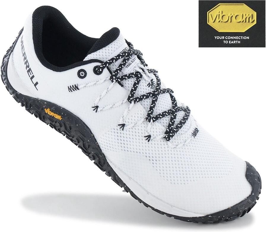 Merrell Trail Glove 7 Heren Barfußschuhe Wandelschoenen Barefoot Wit J500629