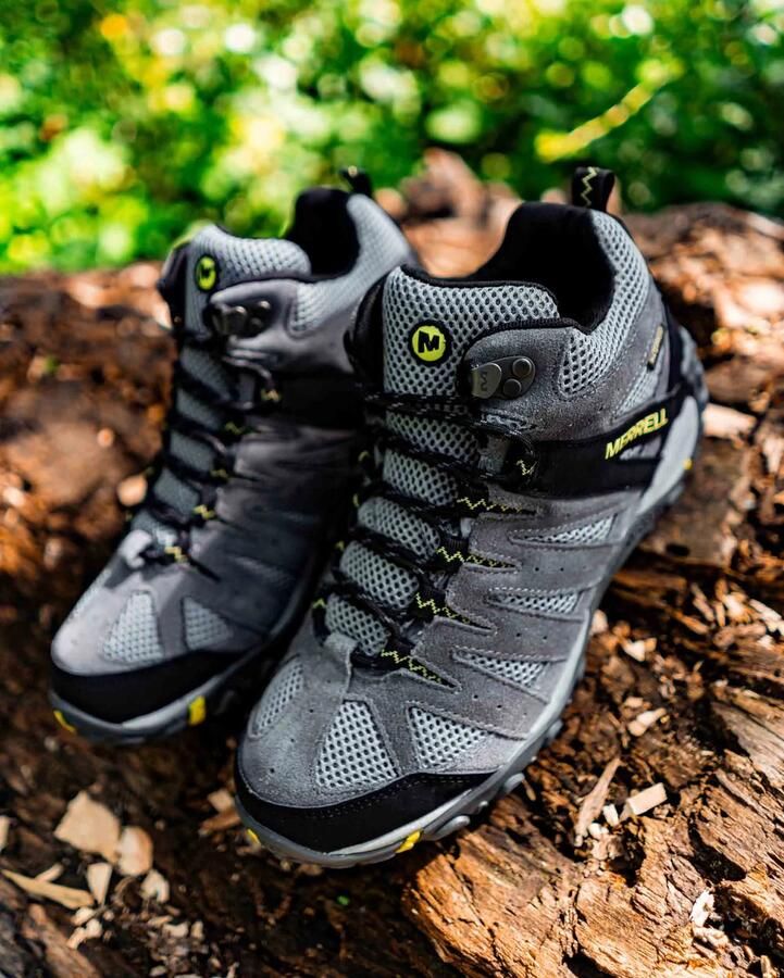 Merrell Trekkingschoenen heren Men Accentor 2 Vent Mid Wp Turbulence Grijs - Foto 2