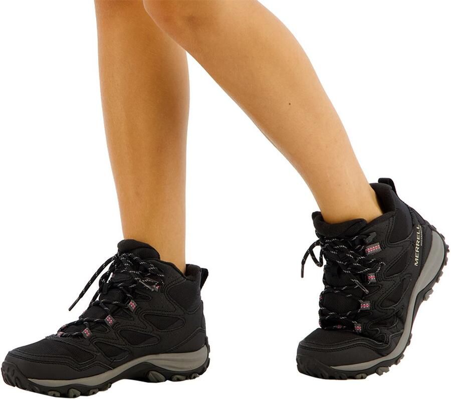 Merrell Accentor 3 Sport Mid GTX Wandelschoenen voor Dames Zwart