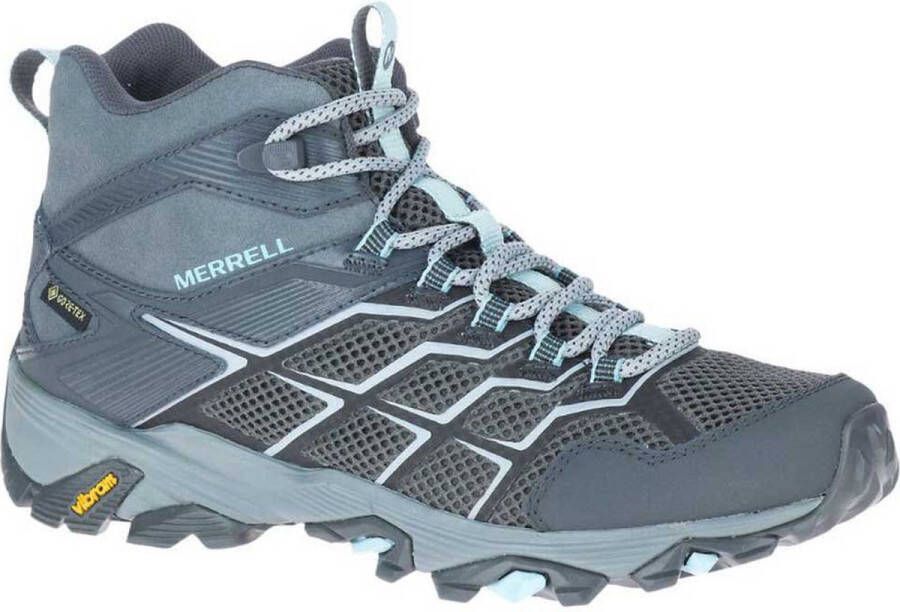 Merrell Moab Fst 2 Mid Wandelschoenen Blauw Grijs Vrouw