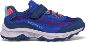 Merrell Kid's Moab Speed Low A C Waterproof Multisportschoenen blauw
