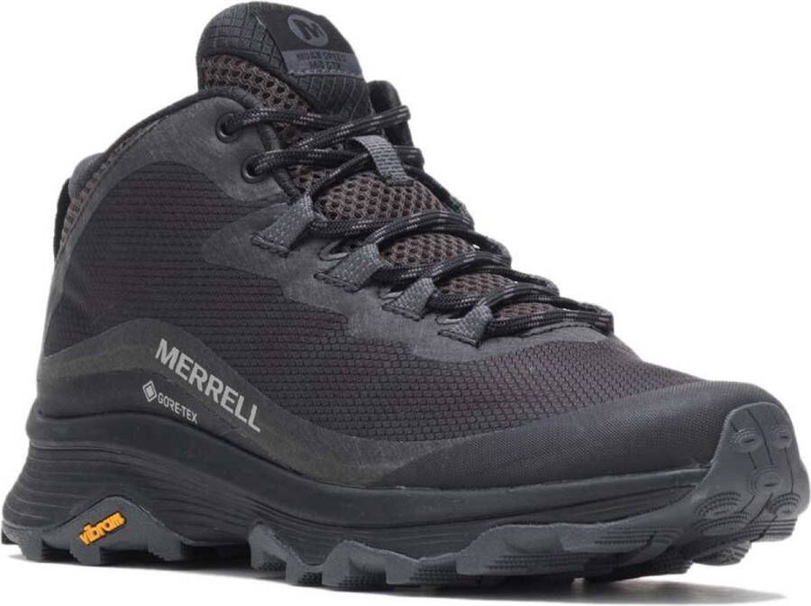 Merrell Moab Speed Mid Goretex Wandelschoenen Black Asphalt Dames