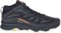 Merrell Moab Speed Mid Goretex Wandelschoenen Zwart 1 2 Man - Thumbnail 1