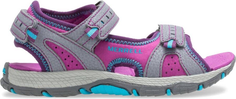 Merrell Sandalen Meisjes grijs paars blauw - Foto 1